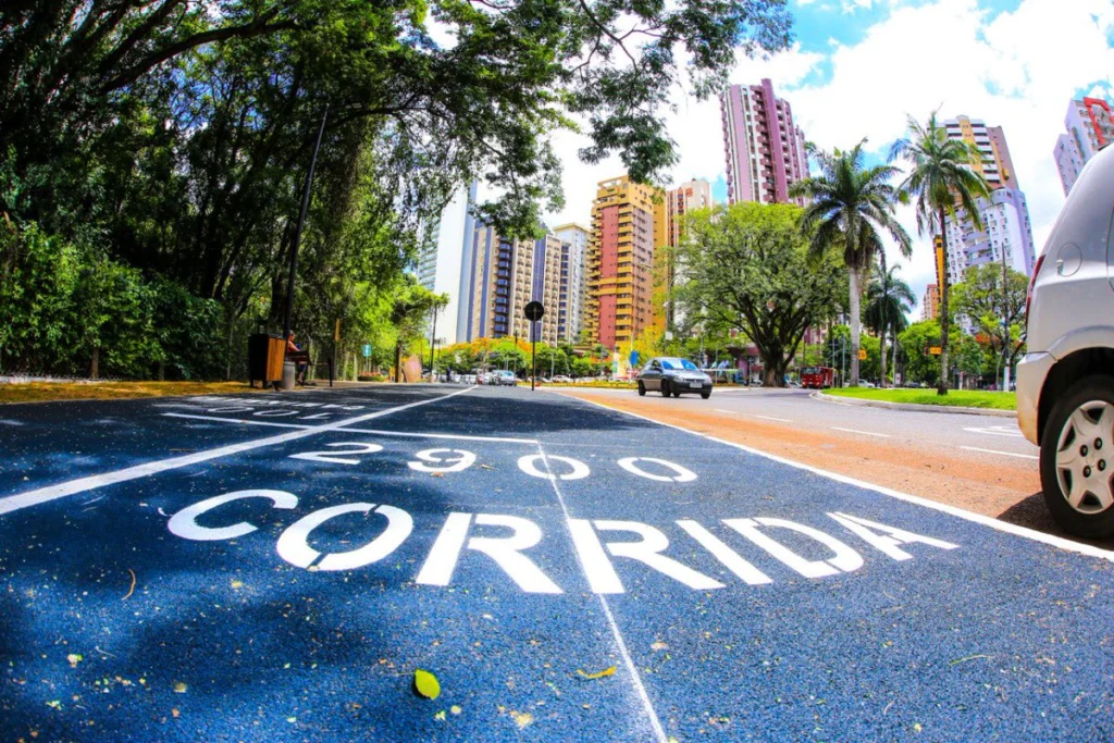 Após denúncias, pista emborrachada do Parque do Ingá passa por perícia judicial