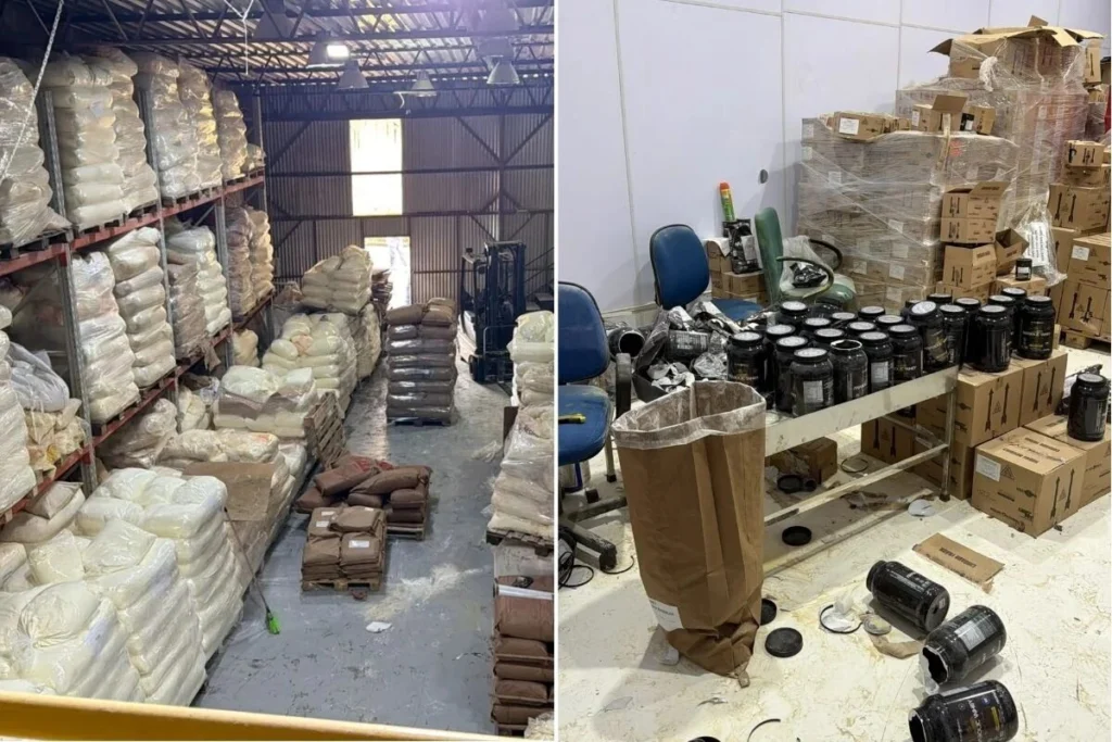 Polícia fecha “fábrica” que reaproveitava whey com validade vencida